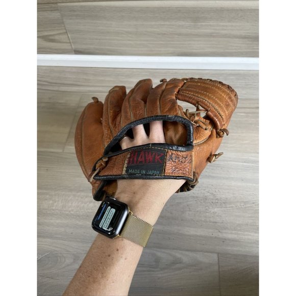 Vintage baseball glove - The Hawk Line - Made in Japan- J-8421 Professional - Picture 6 of 9